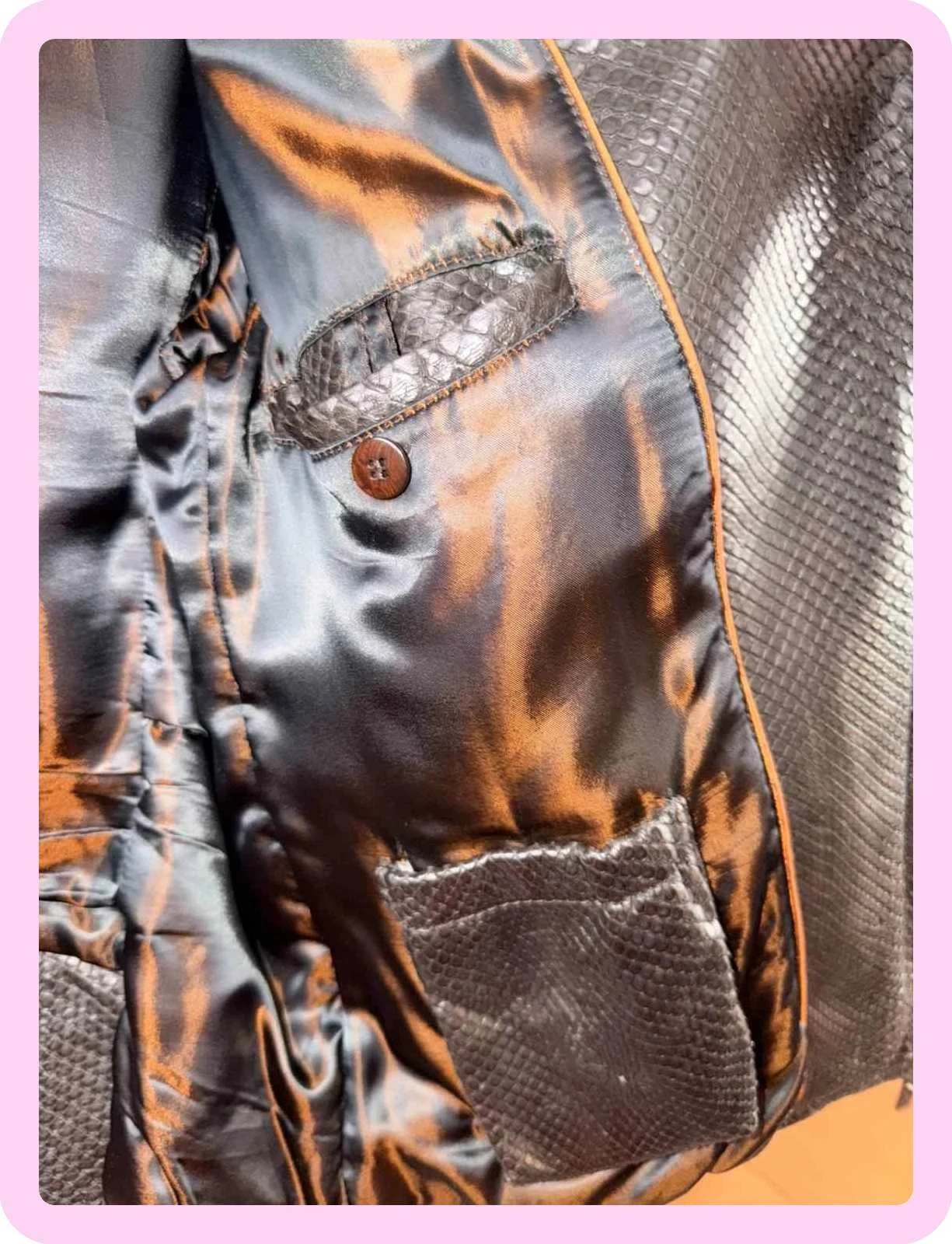 Casaco de couro modelo raro original Giorgio Armani tamanho xl – photo 6